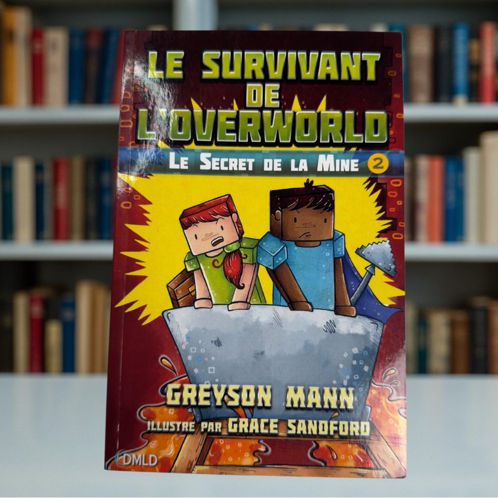 3📚/$25 
📚 Le survivant de l’Overworld – Tome 2 : Le Secret de la Mine